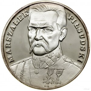 200.000 oro, 1990, Solidarity Mint (USA); Józef Pił...