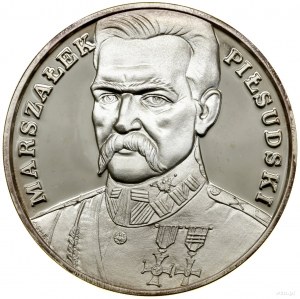 200.000 złotych, 1990, Solidarity Mint (USA); Józef Pił...