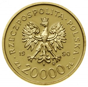 Set di monete per il 10° anniversario di Solidarność - 200.000 zloty, 10...