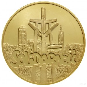 200 000 zlatých, 1990, americká mincovna; Solidarita 1980-...