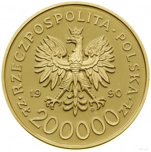 200.000 złotych, 1990, Warszawa; Solidarność 1980-1990;...