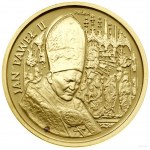 Sada mincí s Jánom Pavlom II. na pozadí oltára - 10.0...