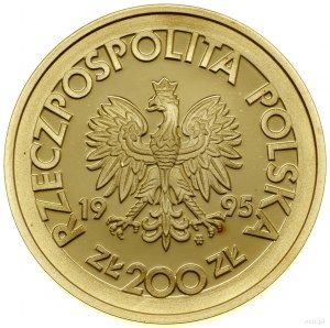 200 zloty, 1995, Varsavia; XIII Internazionale Konkur...