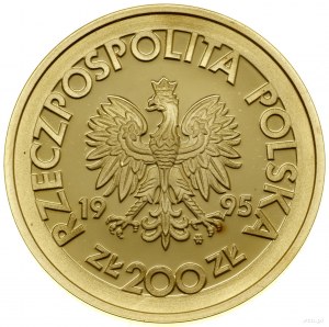 200 złotych, 1995, Warszawa; XIII Międzynarodowy Konkur...