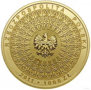 1,000 zloty, 2011, Warsaw; Beatification of John Paul ...