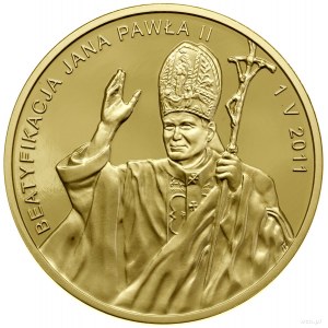 1,000 zloty, 2011, Warsaw; Beatification of John Paul ...