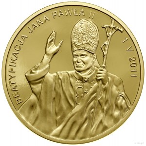 1000 zlatých, 2011, Varšava; blahorečenie Jána Pavla ...