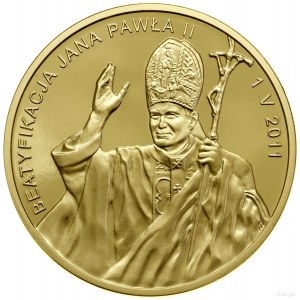 1.000 oro, 2011, Varsavia; Beatificazione di Giovanni Paolo ...