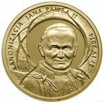 A set of coins issued by the National Bank of Poland on the occasion of the Canonization of...