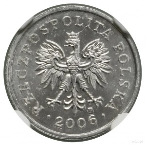 10 groszy, 2006, Varsavia; senza iscrizione PRÓBA; Parchimowi...