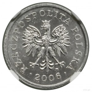 10 groszy, 2006, Varsavia; senza iscrizione PRÓBA; Parchimowi...