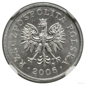 10 groszy, 2006, Varsovie ; sans inscription PRÓBA ; Parchimowi...