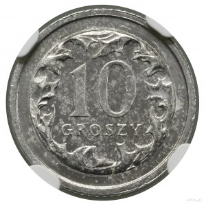 10 groszy, 2006, Varsavia; senza iscrizione PRÓBA; Parchimowi...