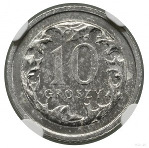 10 groszy, 2006, Warszawa; bez napisu PRÓBA; Parchimowi...