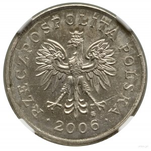 5 pennies, 2006, Warsaw; no inscription PRÓBA; Parchimowic...