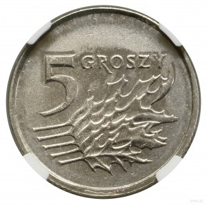 5 groszy, 2006, Varsavia; senza iscrizione PRÓBA; Parchimowic...