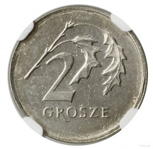 2 Pfennige, 2005, Warschau; keine Aufschrift PRÓBA; Parchimowic...