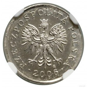 2 pennies, 2006, Varsovie ; pas d'inscription PRÓBA ; Parchimowic...