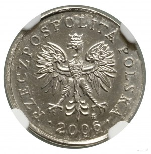 2 centesimi, 2006, Varsavia; senza iscrizione PRÓBA; Parchimowic...