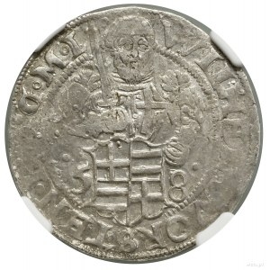 1/2 marki, 1558, Ryga; Haljak 367 (4R), Neumann 278; mi...