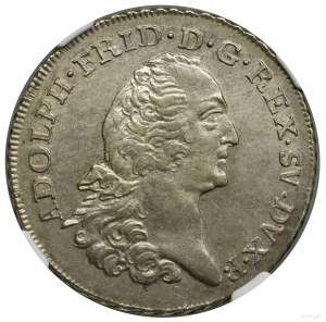 2/3 Taler (Gulden), 1763, Szczecin; Initialen IH - L (m...