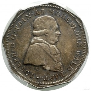 Zrezaný osemhranný poltálar, 1796 K, Nysa; Av: Busta...