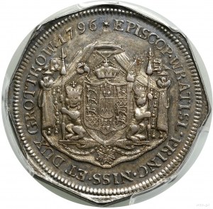 Semi-talaire octogonal rogné, 1796 K, Nysa ; Av : Buste de...