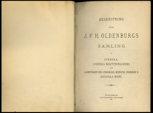 Informazioni su J. F. H. Oldenburgs Samling af Svensk...