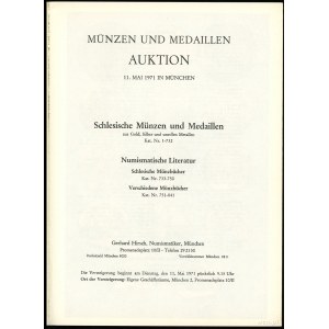 Gerhard Hirsch, Auktion 72 Silesia in nummis; München,...