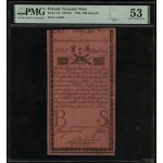 100 złotych polskich, 8.06.1794; seria C, numeracja 121...