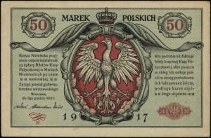 50 marek polskich, 9.12.1916; „jenerał”, seria A, numer...