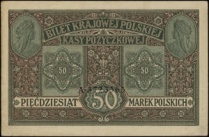 50 polských marek, 9.12.1916; 