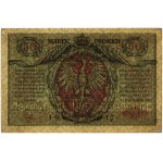 50 polnische Mark, 9.12.1916; jenerał, Serie A, Nummer...