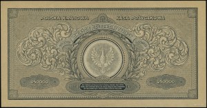 250.000 polnische Mark, 25.04.1923; Serie CN, Nummerierung...