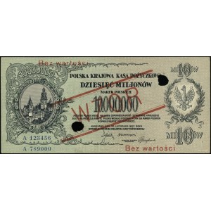 10.000.000 polnische Mark, 20.11.1923; Serie A, numerisch...