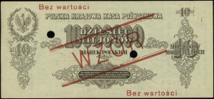10 000 000 polských marek, 20.11.1923; série B, číslování...