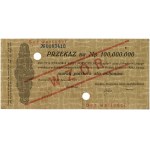 Überweisung für 100.000.000 polnische Mark, 20.11.1923; num...