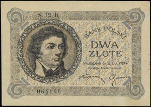 2 gold, 28.02.1919; 12.B. series, numbering 064166; Luc...