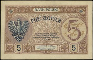 5 gold, 28.02.1919; series 47.B., numbering 014,426; ...