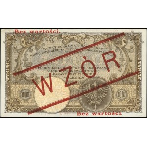1,000 zloty, 28.02.1919; series A, numbering 5699933, ...