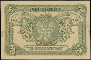 5 złotych, 1.05.1925; seria D, numeracja 1628090; Lucow...
