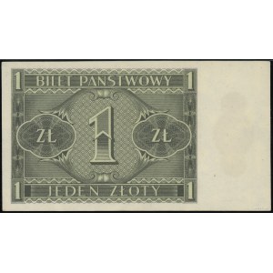 1 zloty, 1.10.1938; IK series, numbering 8161086; Lucow ...