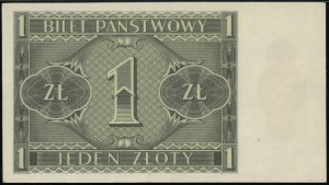1 zlatý, 1.10.1938; série IK, číslování 8161086; Lucow ...