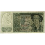 50 złotych, 15.08.1939; seria A, numeracja 000000, brak...