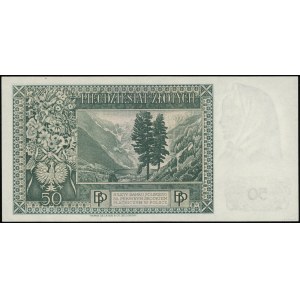 50 złotych, 15.08.1939; seria D, numeracja 379108; Luco...