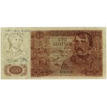100 złotych, 15.08.1939; seria H, numeracja 000000, na ...