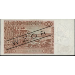 100 złotych, 15.08.1939; seria A, numeracja 012345; cza...