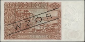 100 zloty, 15.08.1939; serie A, numerazione 012345; cza...