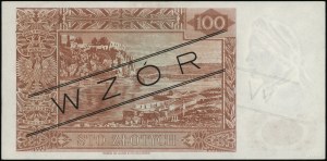 100 złotych, 15.08.1939; seria A, numeracja 012345; cza...