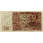 100 zloty, 15.08.1939; K series, numbering 043024; Luc...
